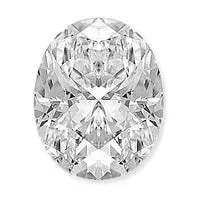 0.40 Carat Oval Lab Grown Diamond