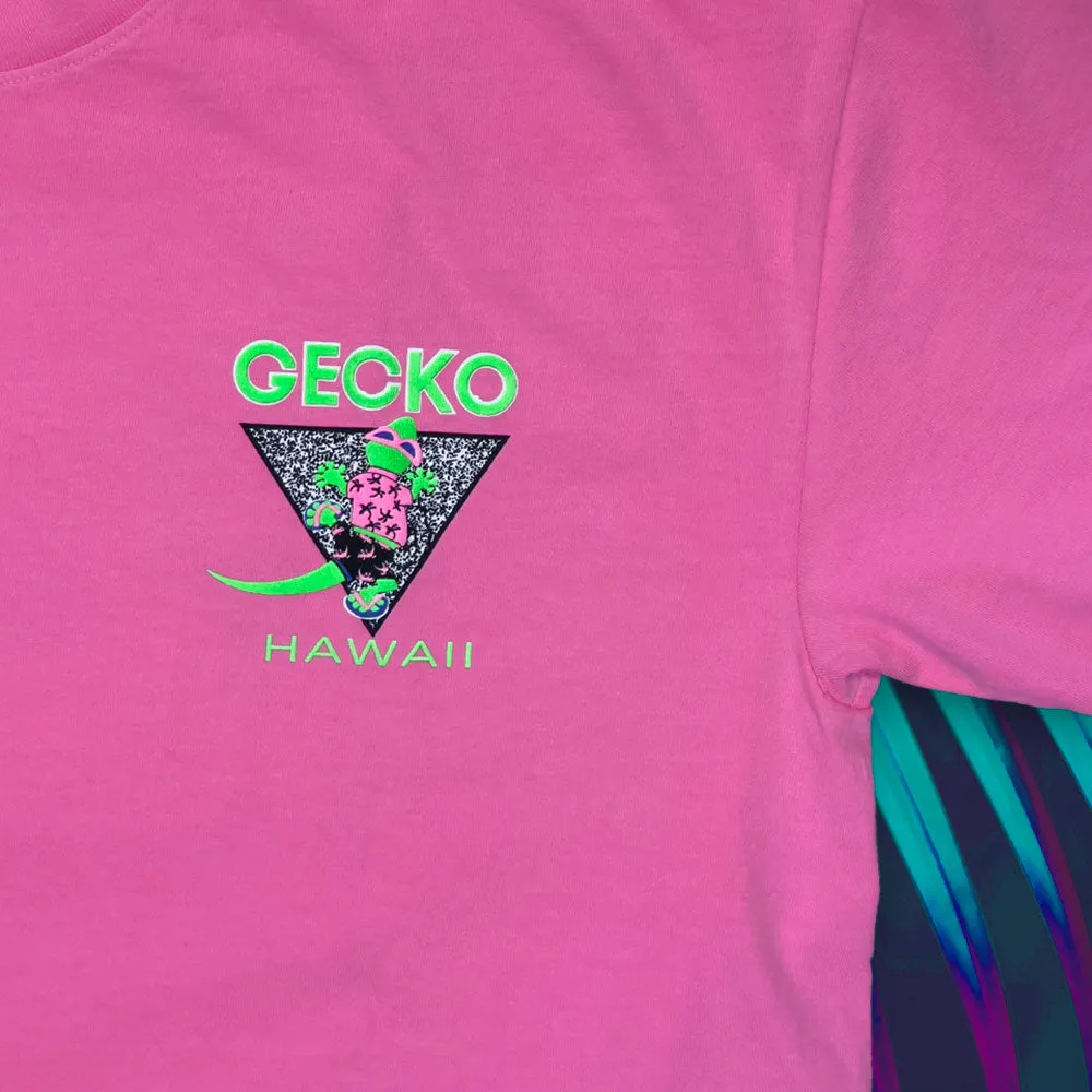 1988 Gecko In Paradise 1980s Pink (Single Stitch) Tee