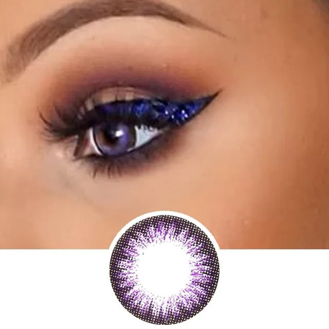 2 Tone Violet Contacts