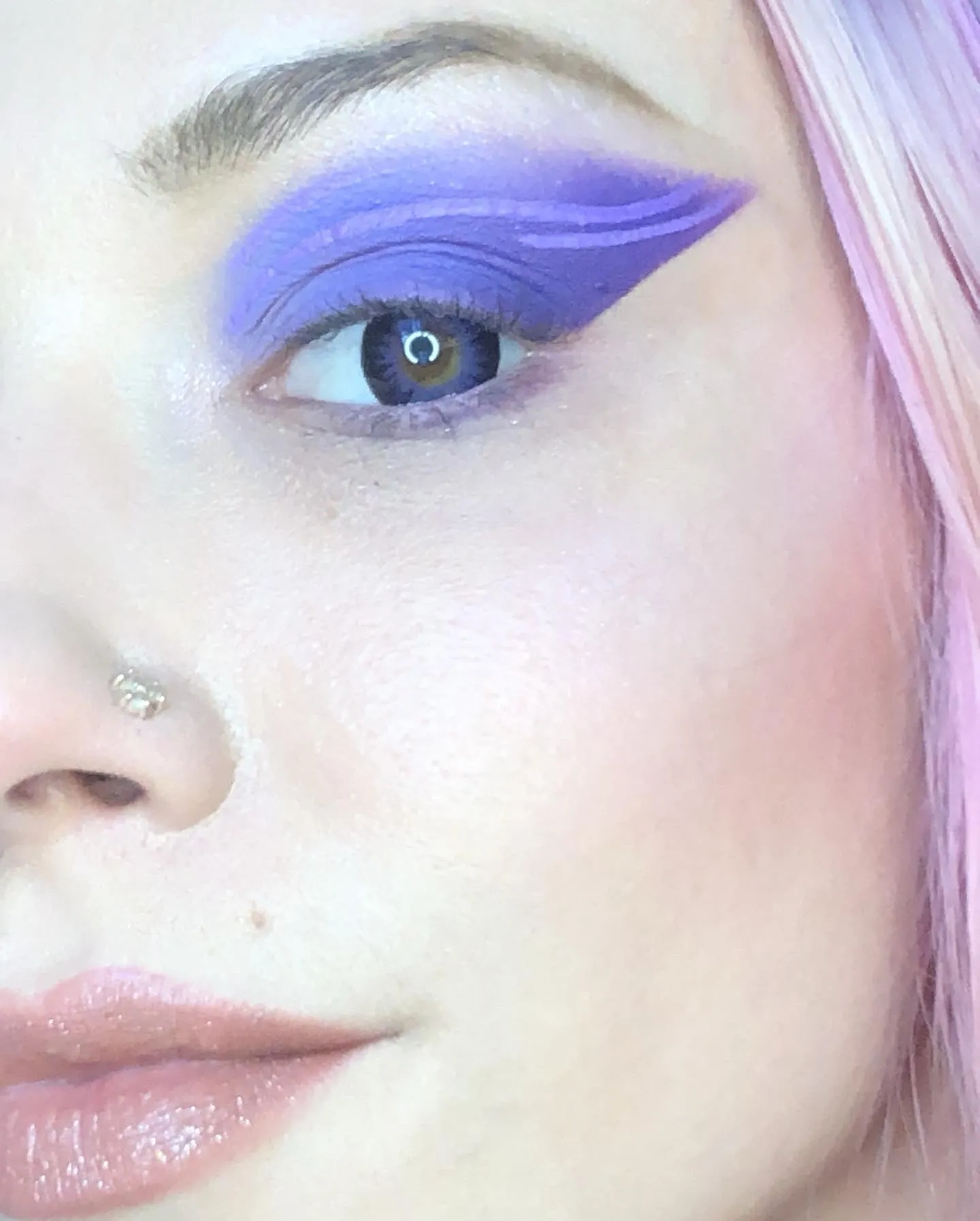 2 Tone Violet Contacts