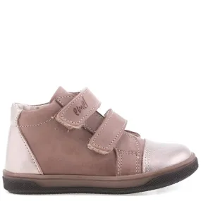 (2675-8) Emel shoes velcro brown shiny