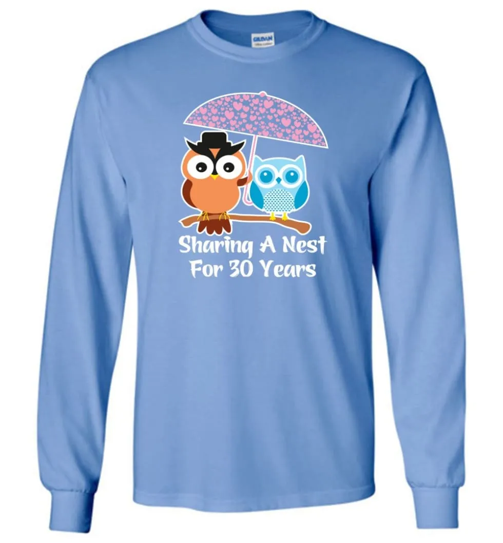 30 Years Wedding Anniversary Gifts Valentine's Day Long Sleeve T-Shirt