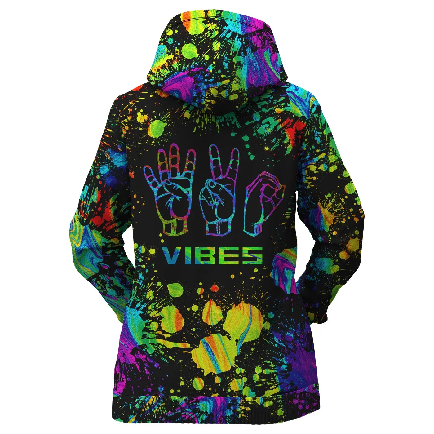 420 Vibes Women Zip Up Hoodie