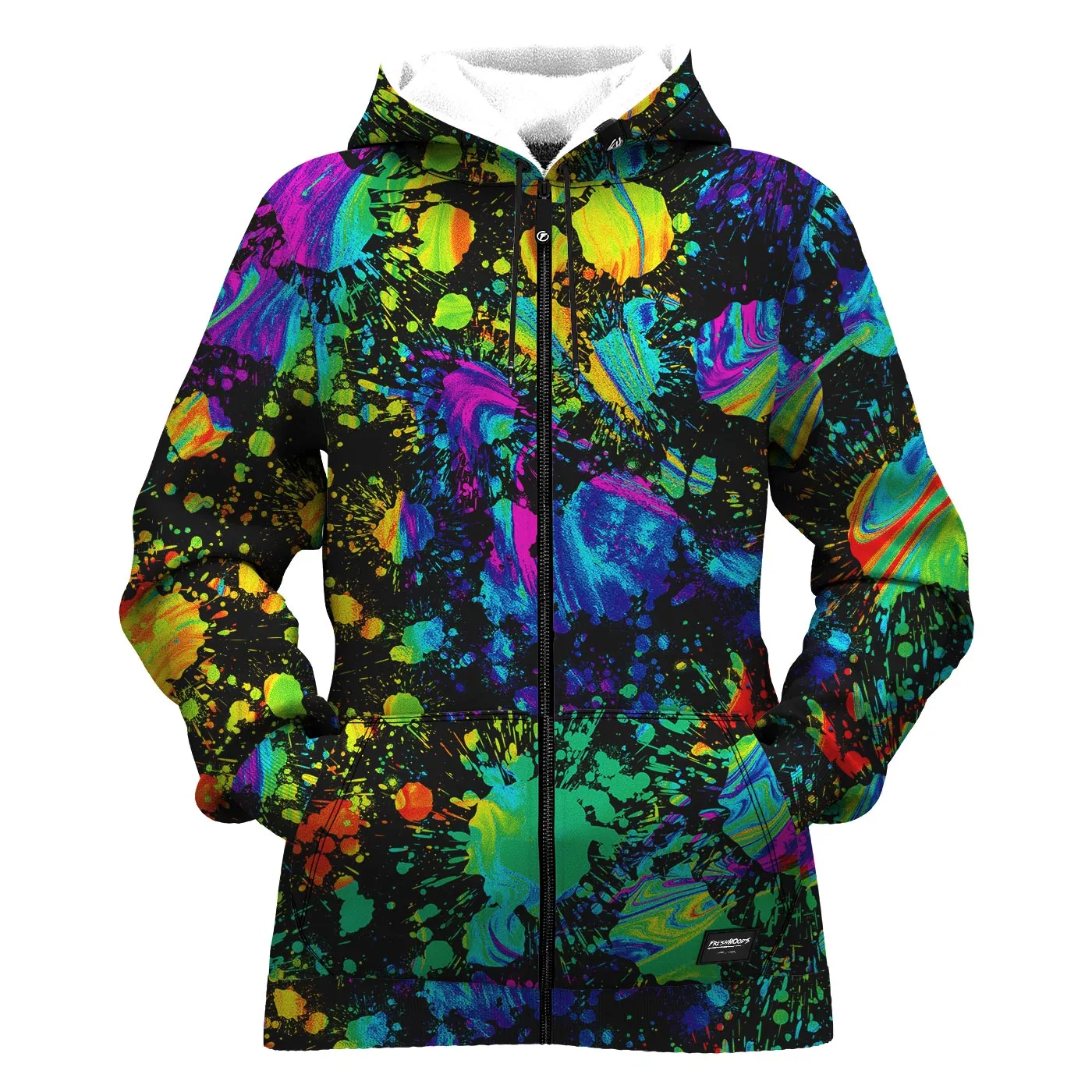 420 Vibes Women Zip Up Hoodie