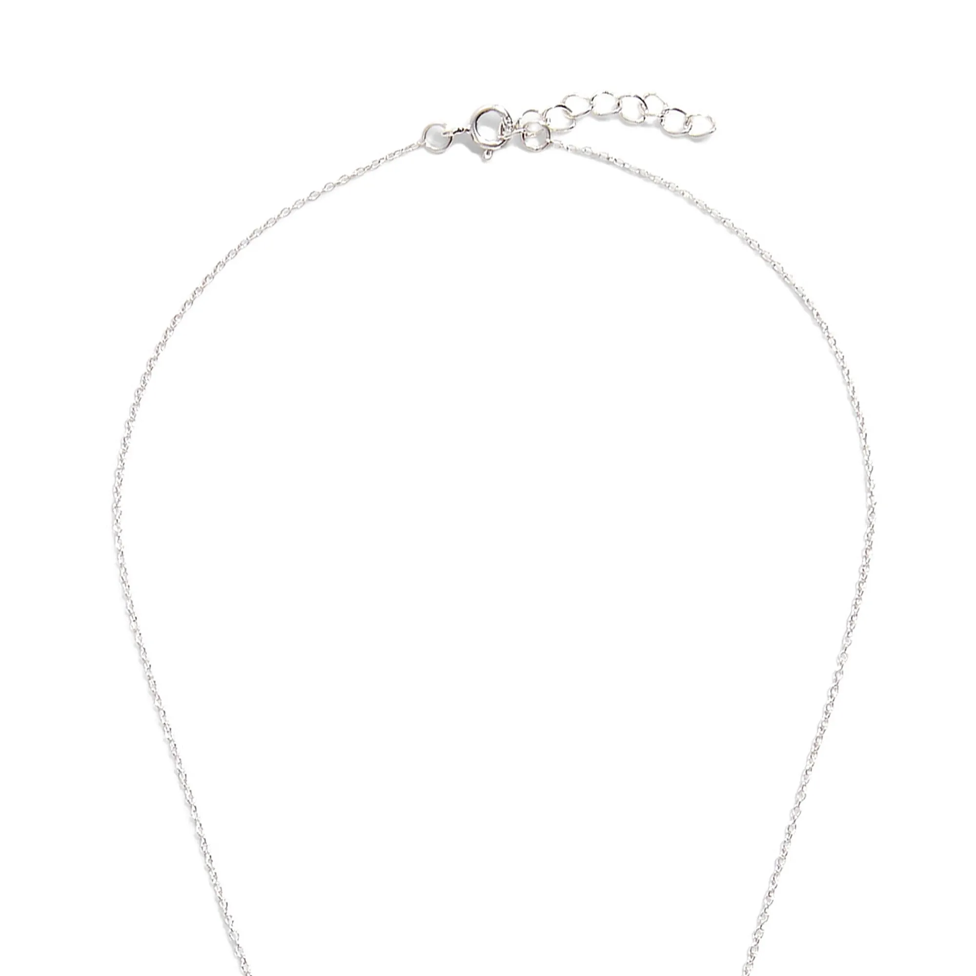 925 Pure Sterling Silver Perfect Circle Necklace For Women