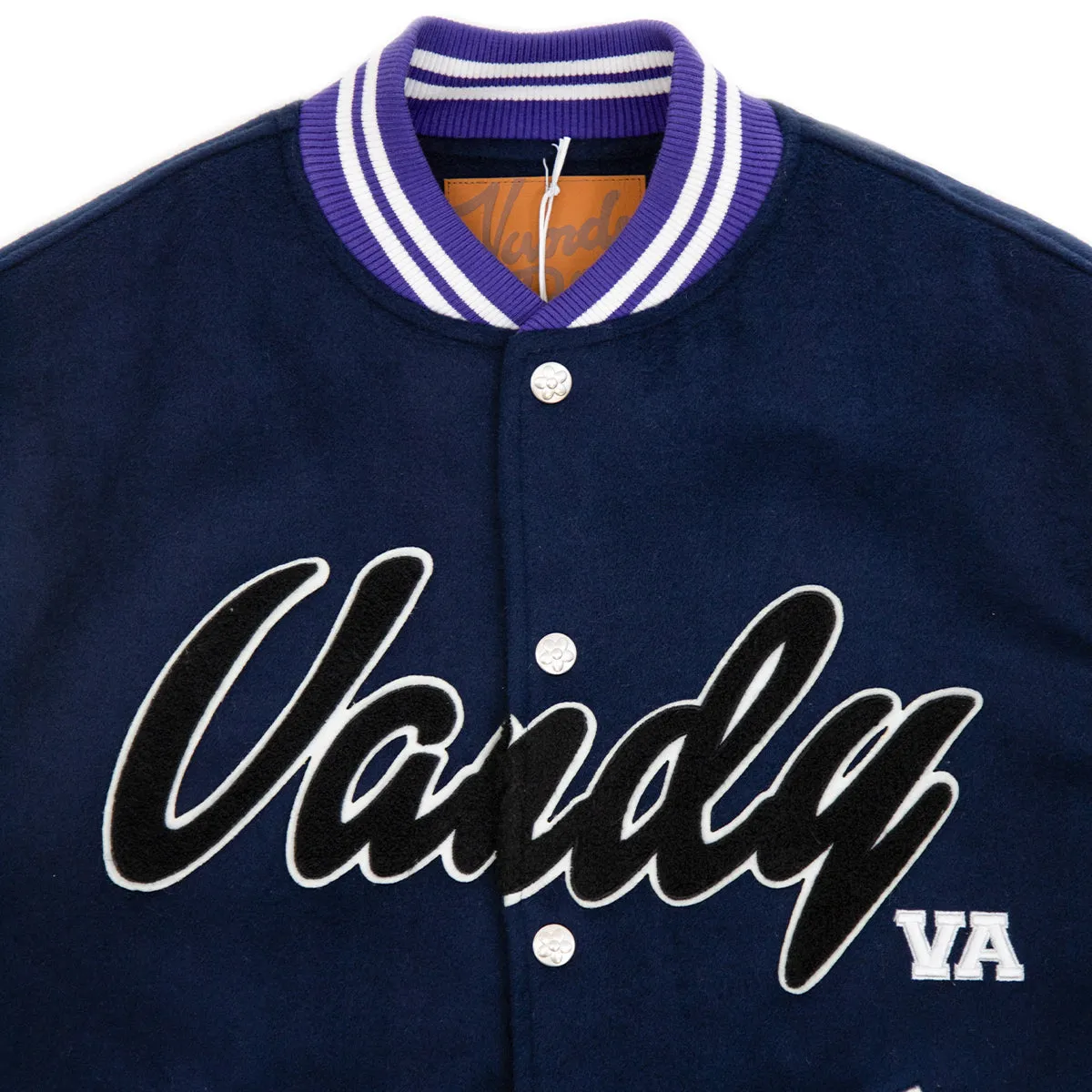 99 Varsity Jacket 'Navy Neon Green'