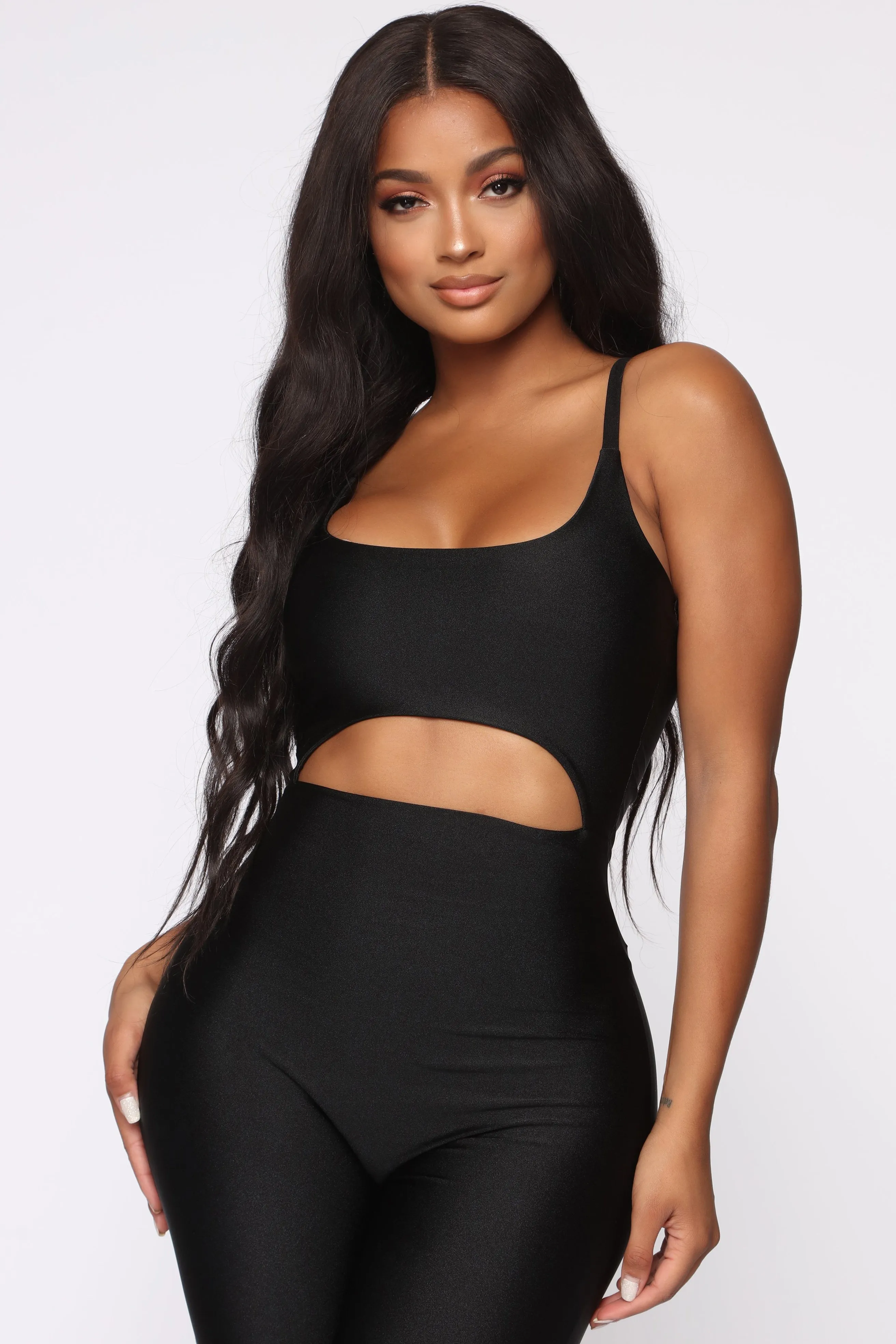 A Cut Above The Rest Jumpsuit - Black