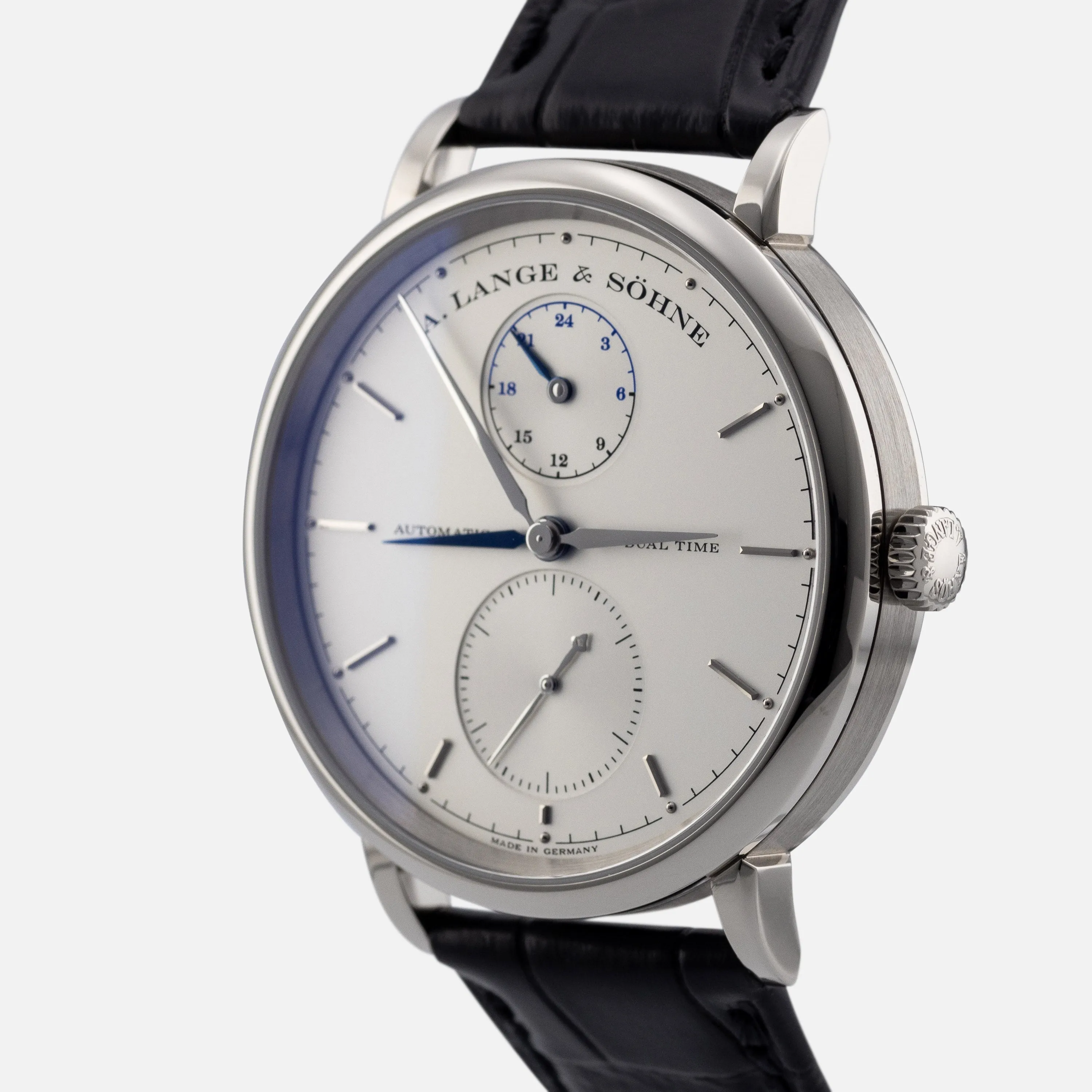 A. Lange &amp; Sohne Saxonia Dual Time 385.026