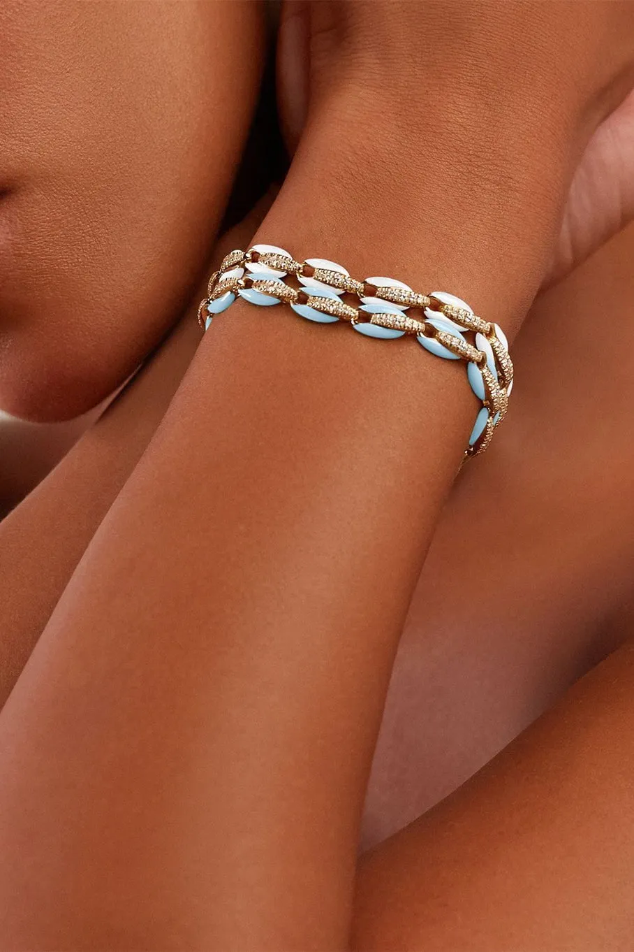 Ada Bracelet - Pastel Blue