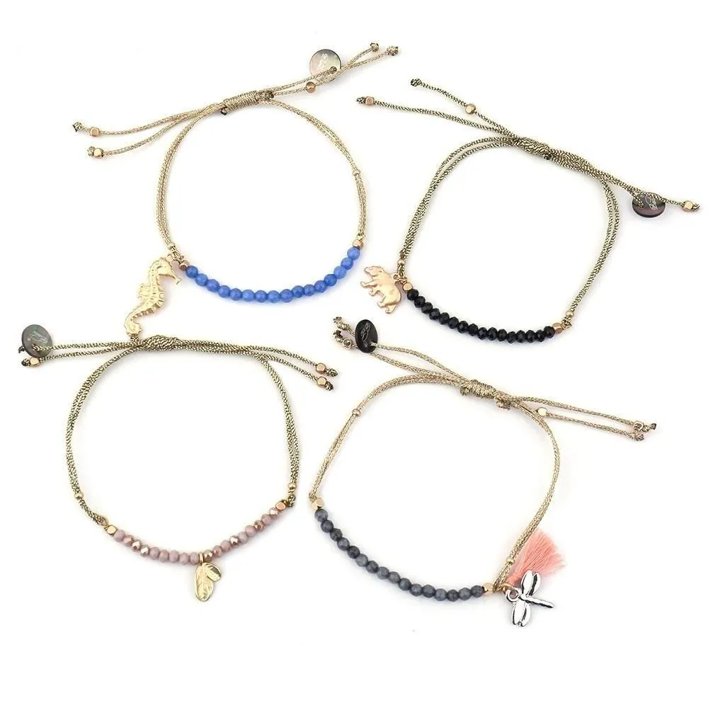 Adjustable Summer Fashion Women's Gift Beads Jewelry with Boho Style