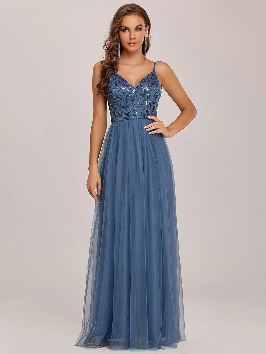 Adorable A Line Silhouette Floor Length Wholesale Evening Dress