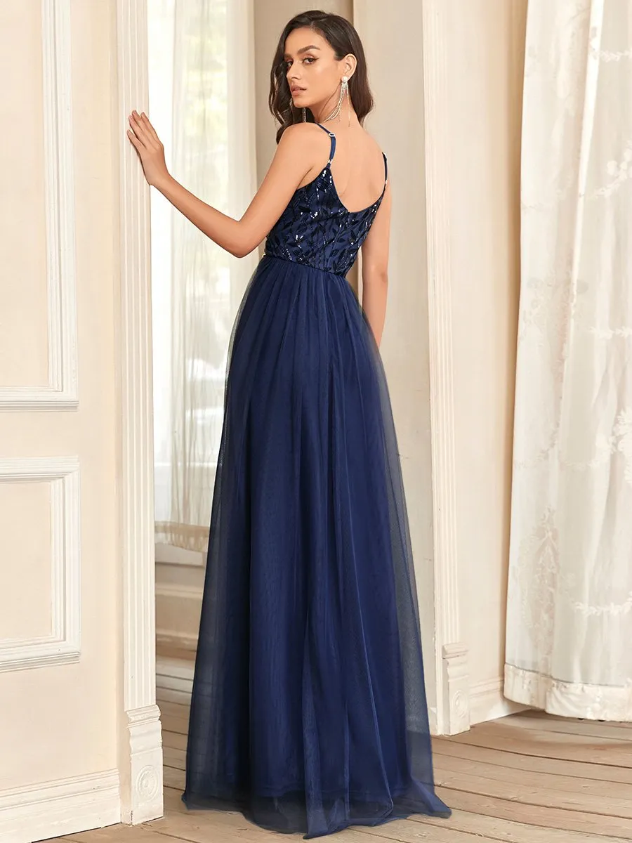 Adorable A Line Silhouette Floor Length Wholesale Evening Dress