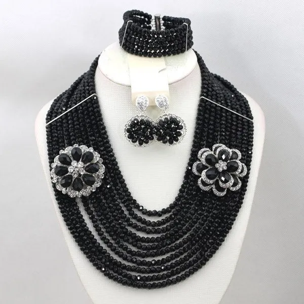 African Beads Jewelry Set Women Engagement Necklace Jewelry Set