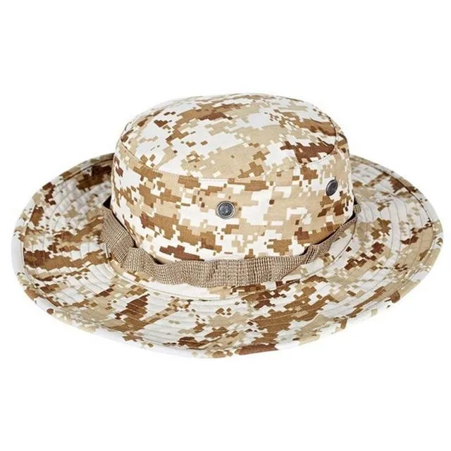 Airsoft Sniper Camouflage Nude Tactical Boonie Bucket Hats for Summer