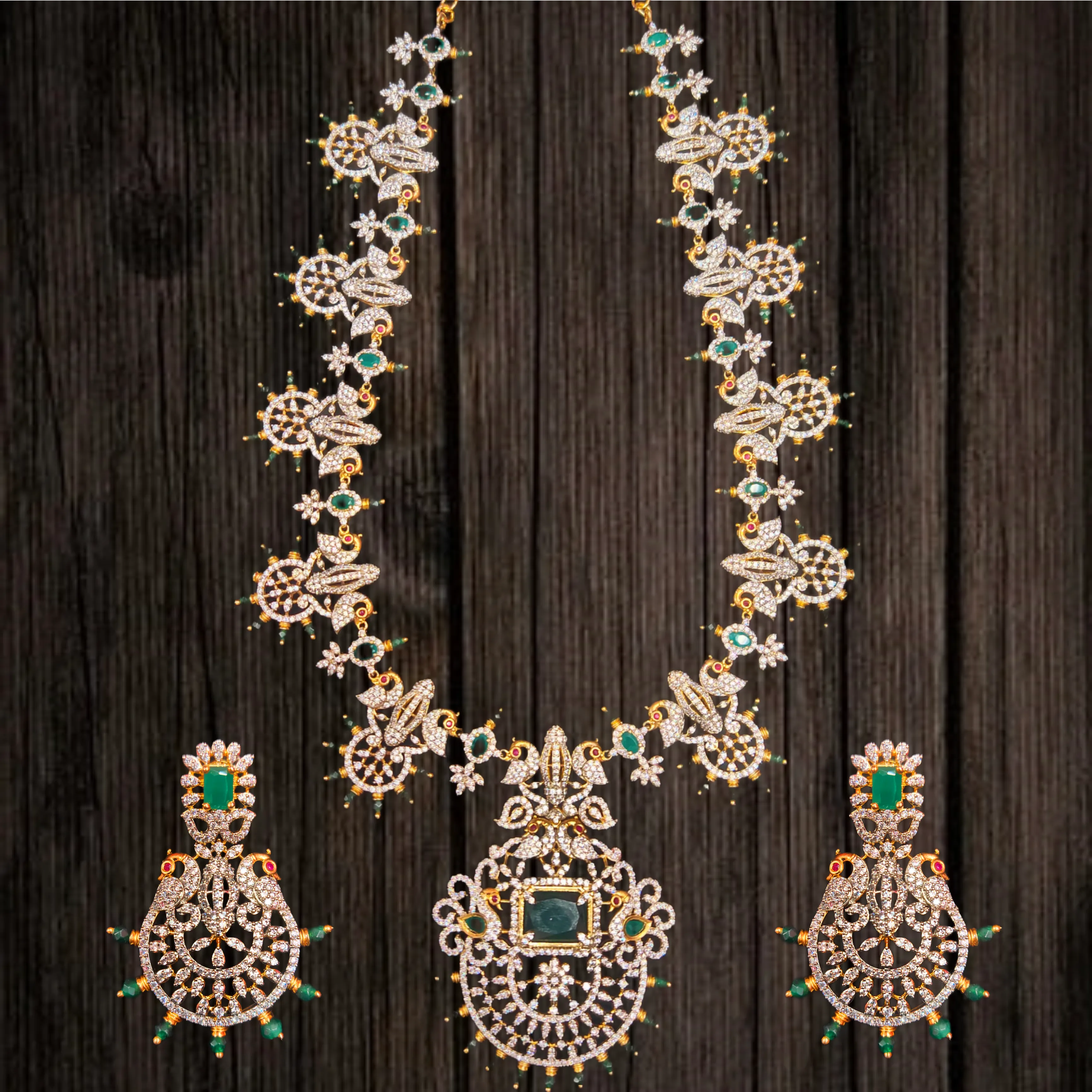 American Diamond Necklace By Asp Fashion Jewellery