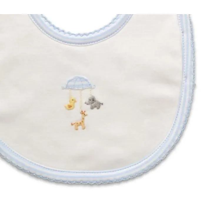 Animal Mobile Pima Cotton Baby Boy Bib