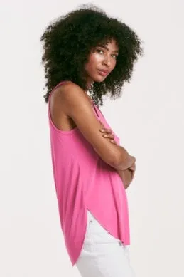 Another Love Ellis V-Neck Tank- Pink