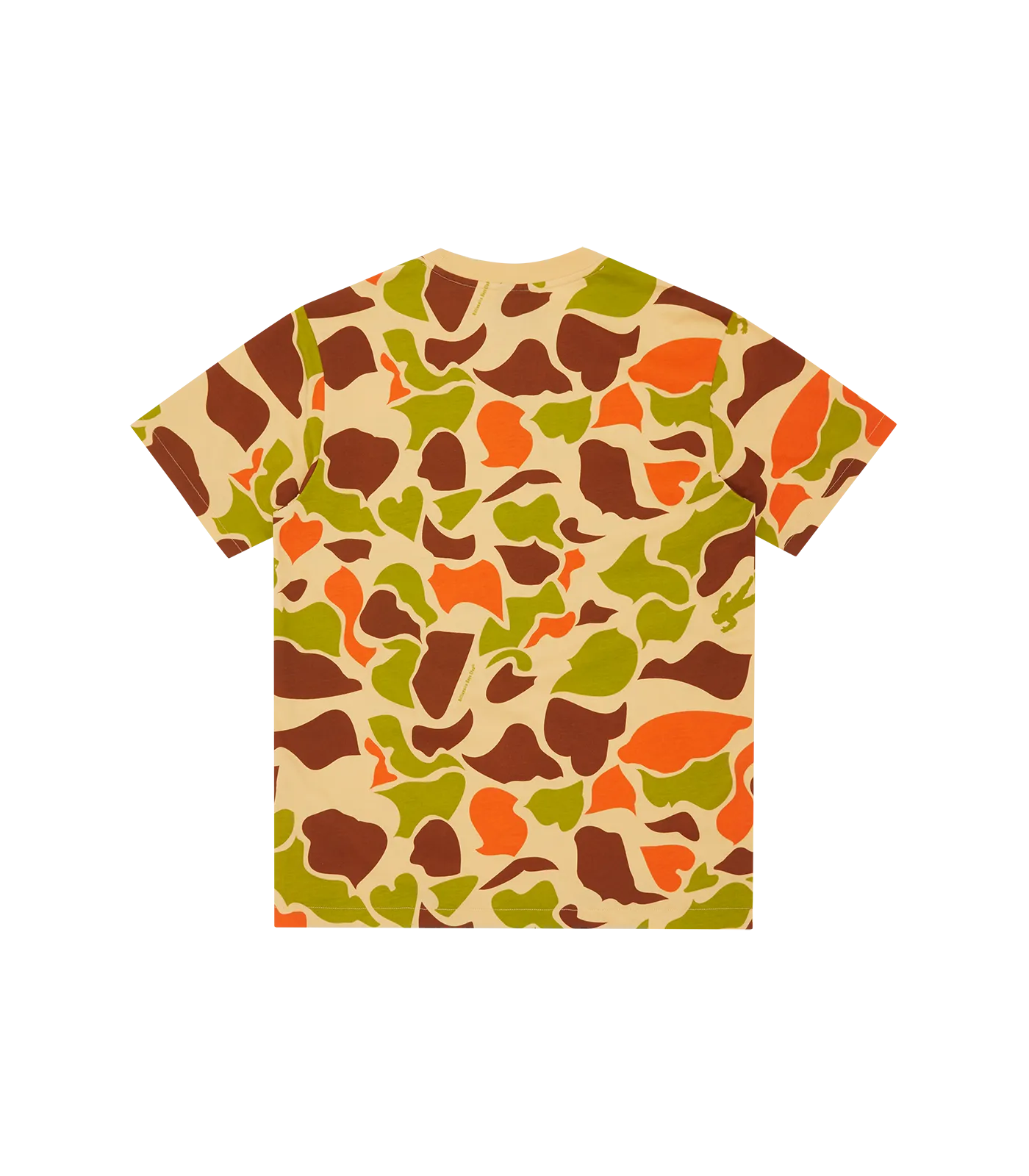 A/O CAMO PRINT POCKET T-SHIRT - BEIGE