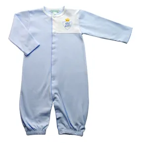 Baby Boy Blue Converter with Crown and Monogram