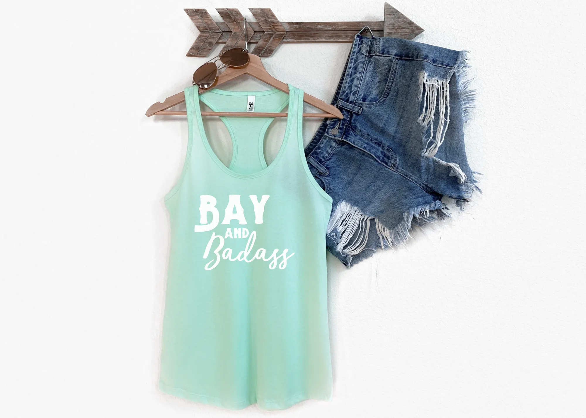 Bay & Badass Racerback Tank