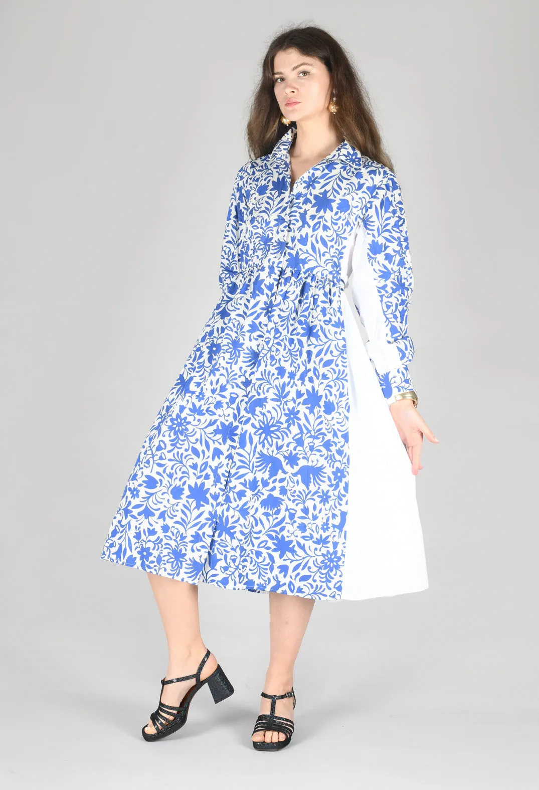 Beloved Dress in Blue Floral