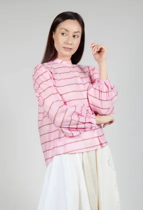 Bishop Sleeve Blouse in Desert Pink