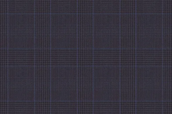 Blue Check 100% Wool (Ref-303431)