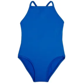 Blue Girls' Swimsuit UPF 50 