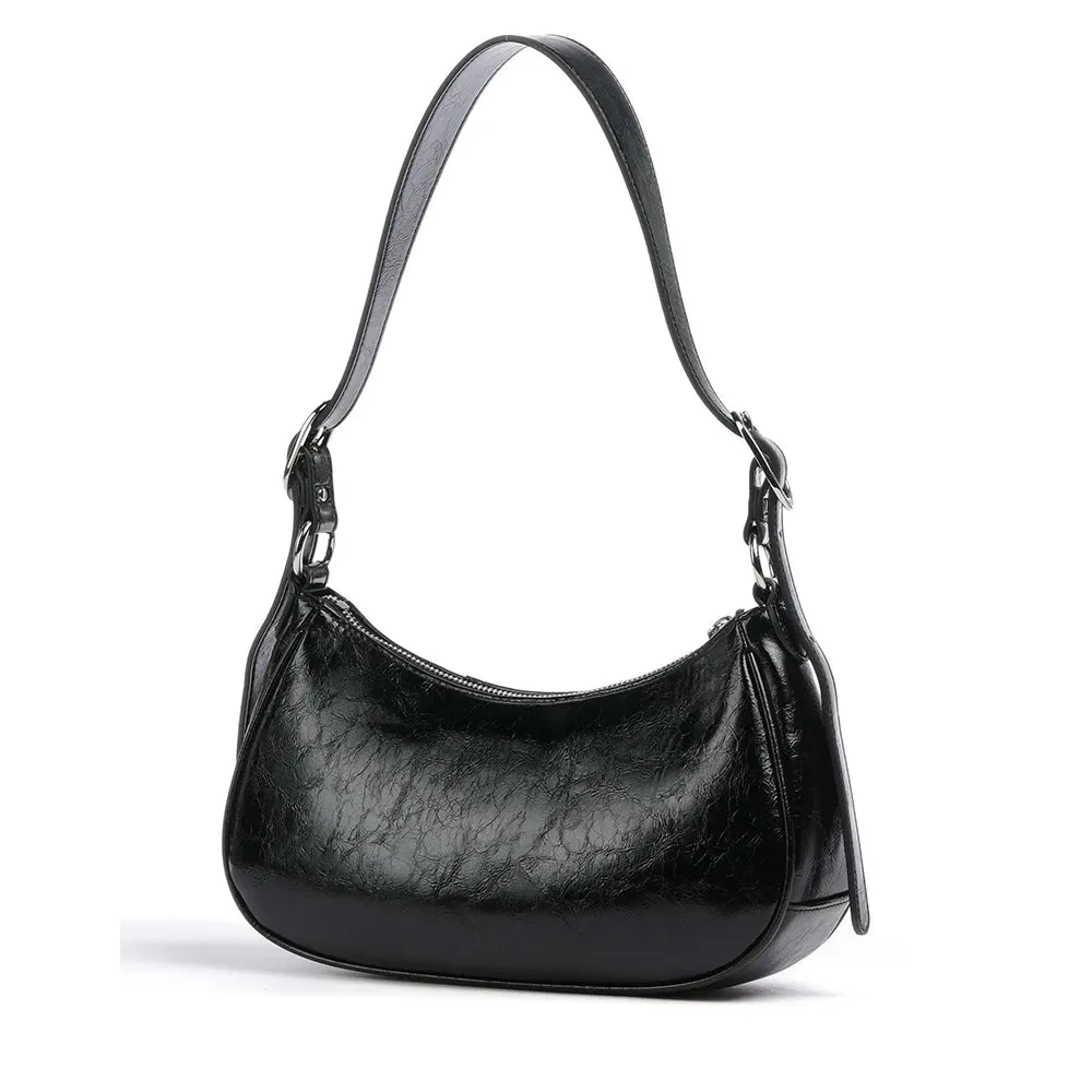 Borsa Donna Hobo Lucida LIU JO Silk Nero