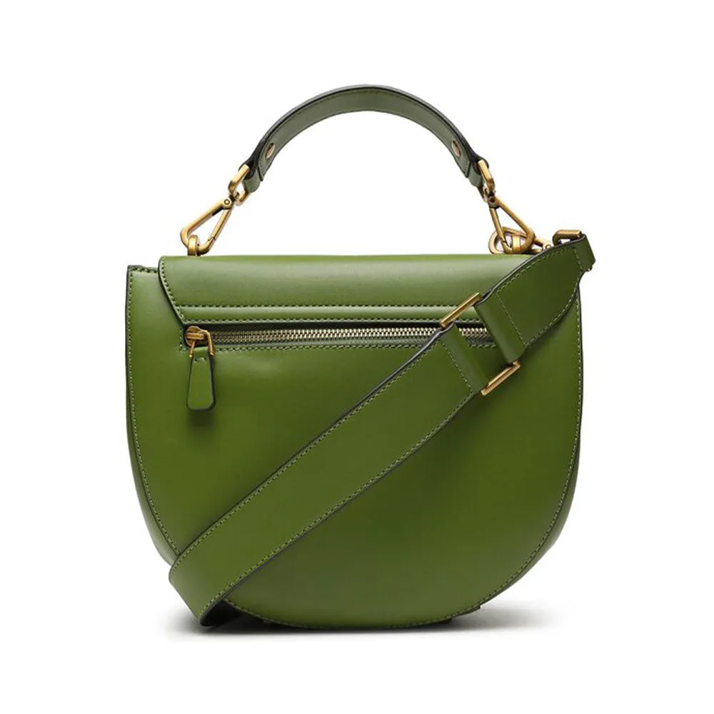 Borsa Donna Piccola a Mano con Tracolla GUESS Linea Fleet Colore Verde