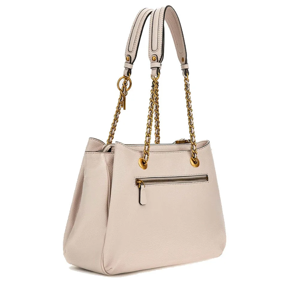 Borsa Donna Shopper a Spalla GUESS Linea Becci colore Seashell