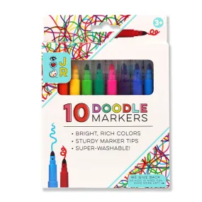 Bright Stripes Iheartart Jr 10 Doodle Markers