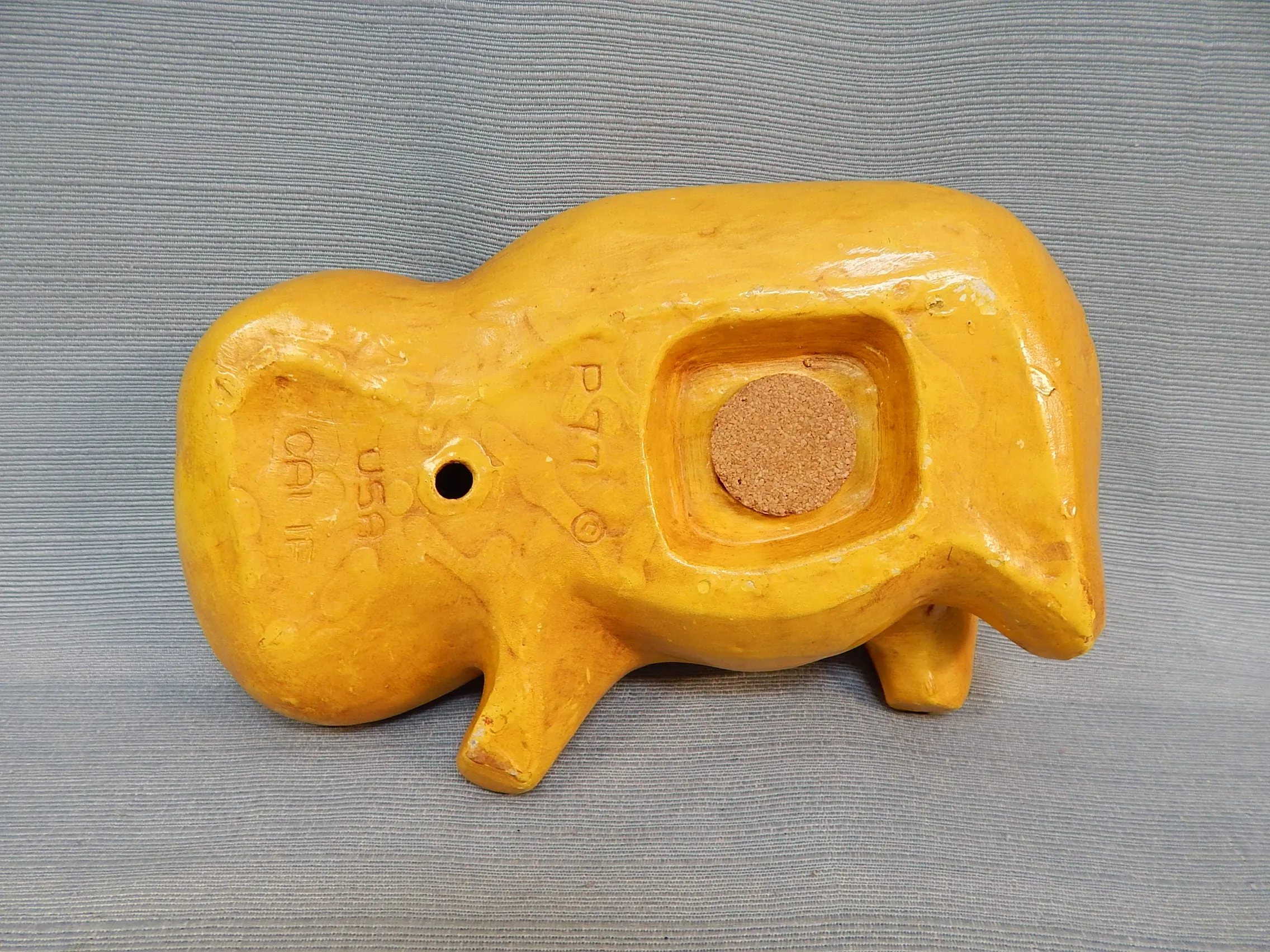 California Pottery Piggy Bank - Very Good Vintage Condition