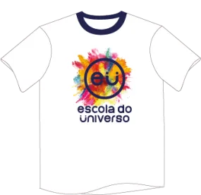 Camiseta Manga Curta Escola do Universo - A partir de