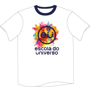 Camiseta Manga Curta Escola do Universo - A partir de