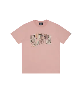 CAMO ARCH LOGO T-SHIRT - PINK