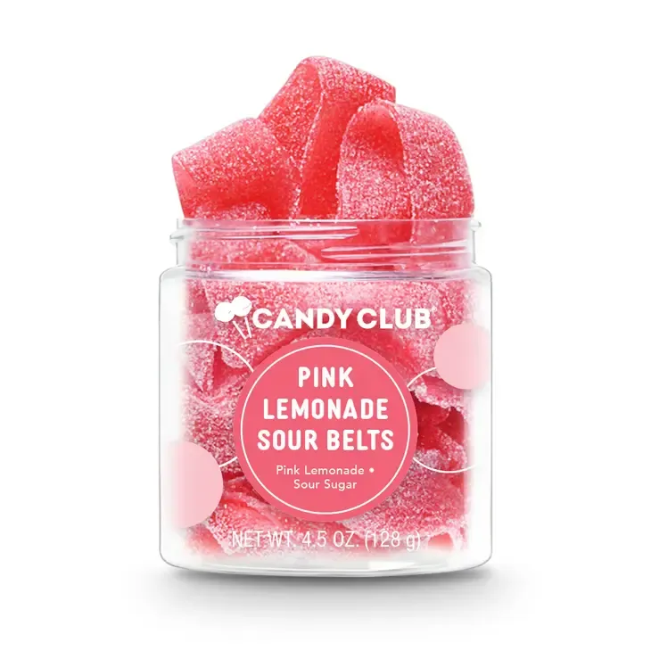 Candy Club - Pink Lemonade Sour Belt Candy