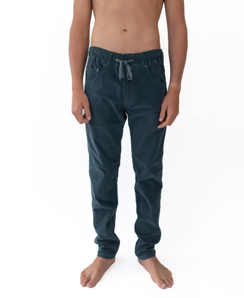 Catch Stretch Cord Pant | Blue