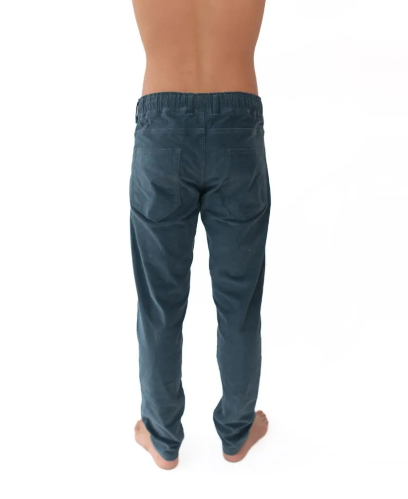 Catch Stretch Cord Pant | Blue