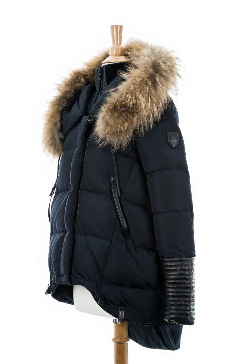 Chapais Down Puffer With Fur Trim