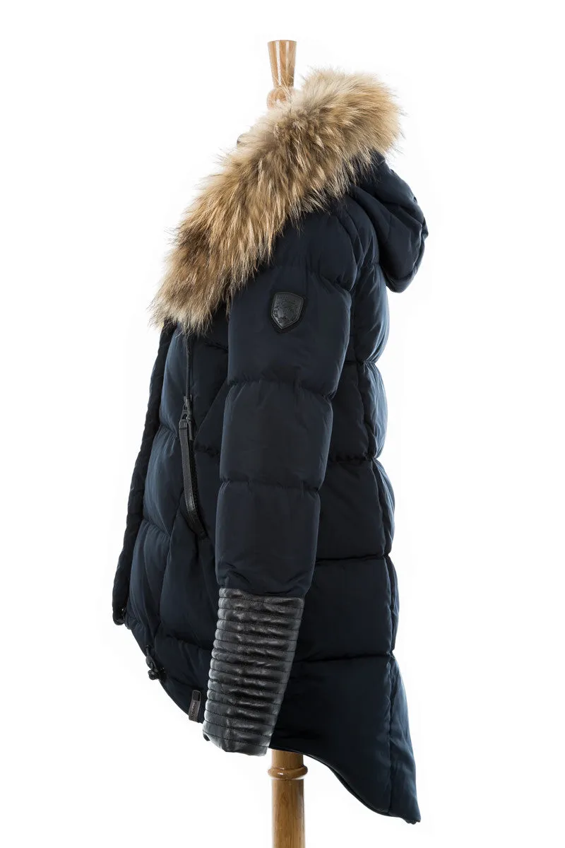 Chapais Down Puffer With Fur Trim