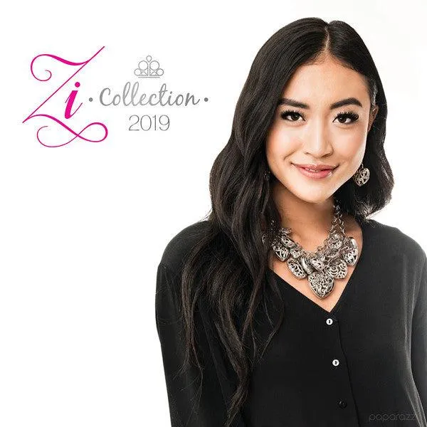 Cherish 2019 Zi Collection Necklace and matching Earrings - Paparazzi Accessories