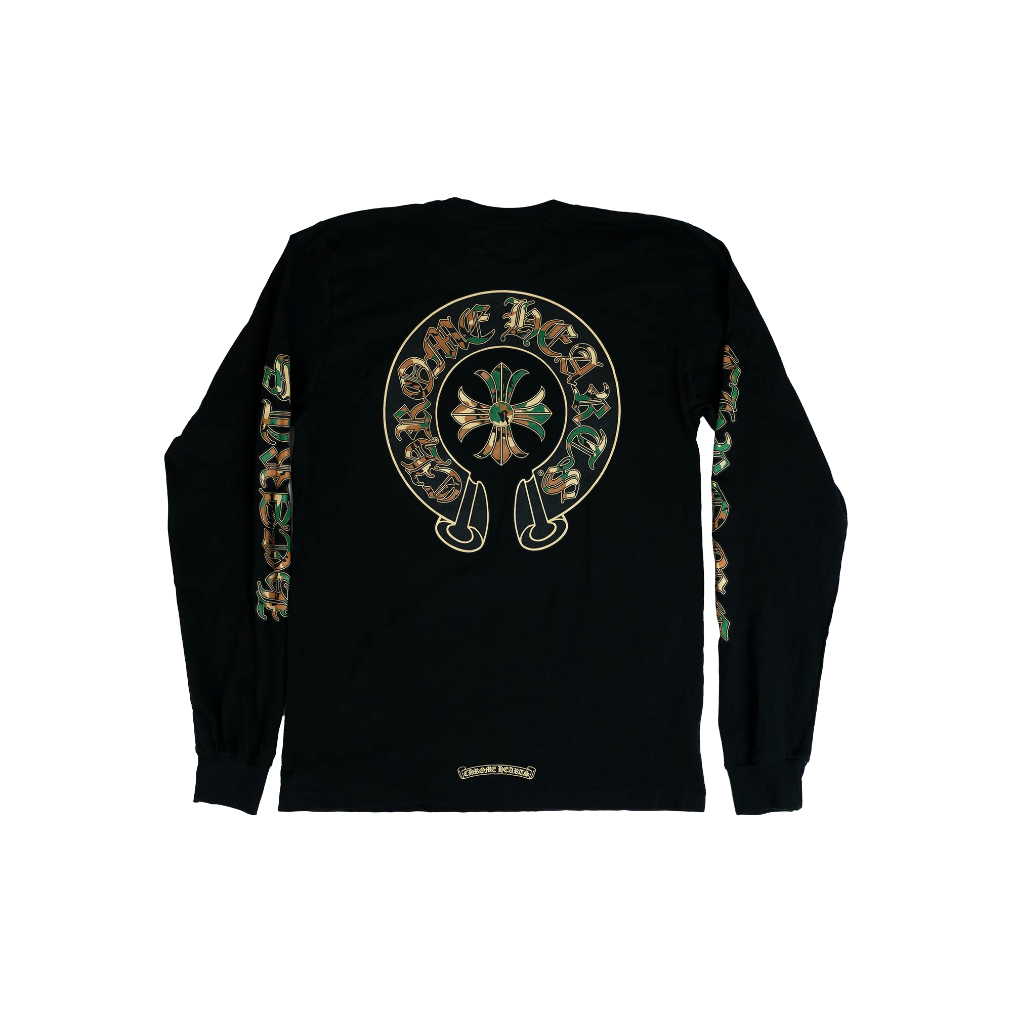 Chrome Hearts Long Sleeve Tee Camo Horse Shoe