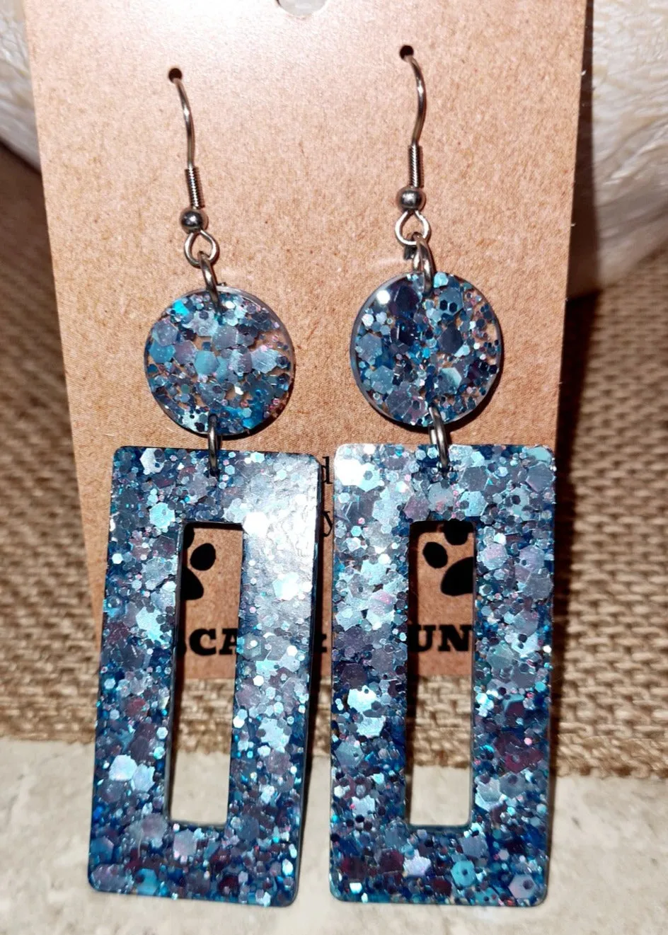 Clay & Resin Bling Handcrafted Earrings