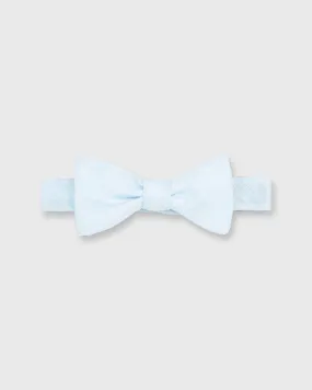 Cotton Woven Bow Tie in Light Blue Melange