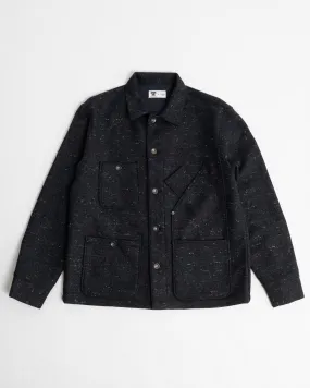 Coverall Jacket Tommy Wool Blend Navy