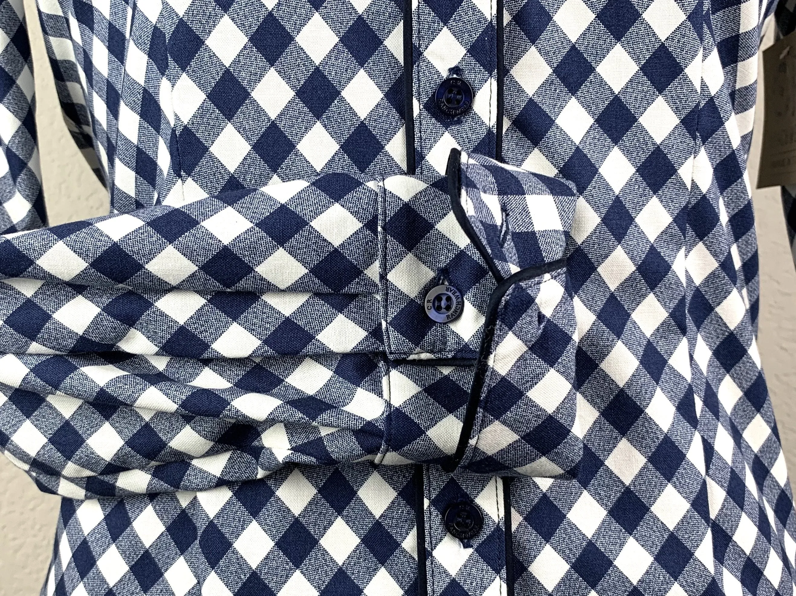 CR Tradition Navy and White Gingham