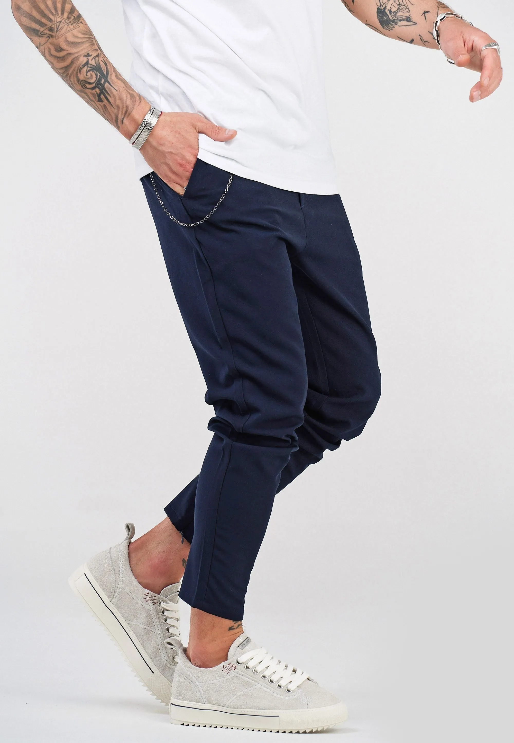 Cropped Hose Navy JN-3505