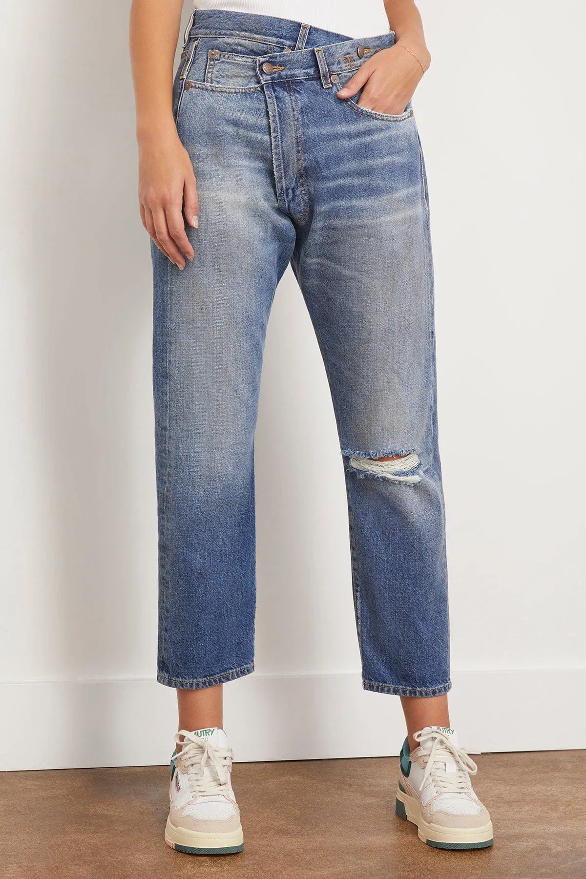 Crossover Jean in Amber Blue