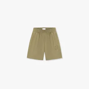 CROYEZ SEERSUCKER SHORTS - WASHED OLIVE